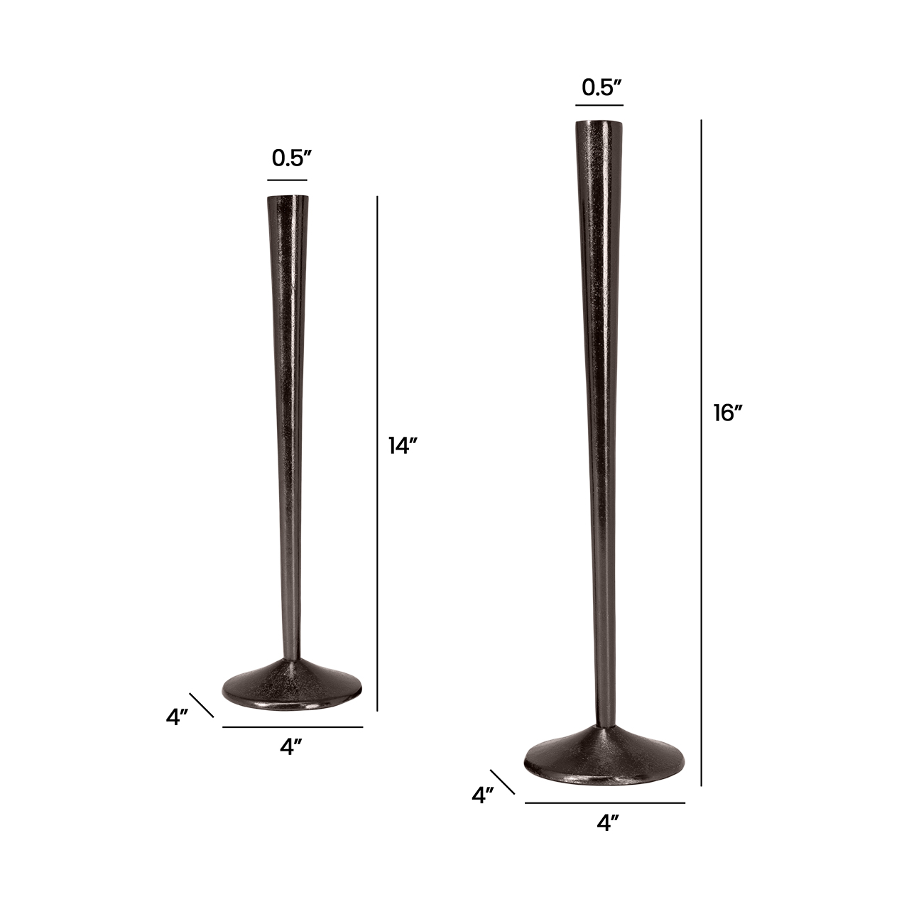 Rasmus Candleholders -Set 2 3