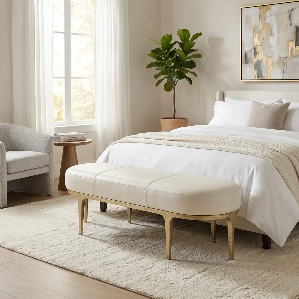 NELLVALE IVORY BENCH 20 (IN)