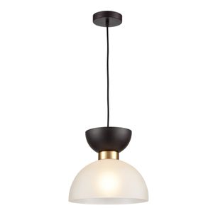 Softshot 12'' Wide 1-Light Mini Pendant - Black 1