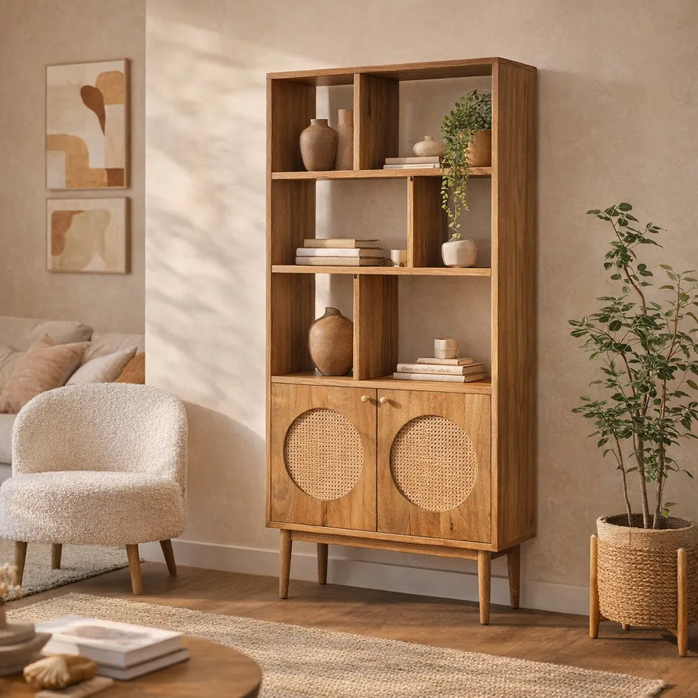 DUNBARLEY BROWN CABINET 63 (IN)