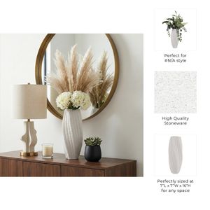 ELWINROSE WHITE VASE 16 (IN) 11
