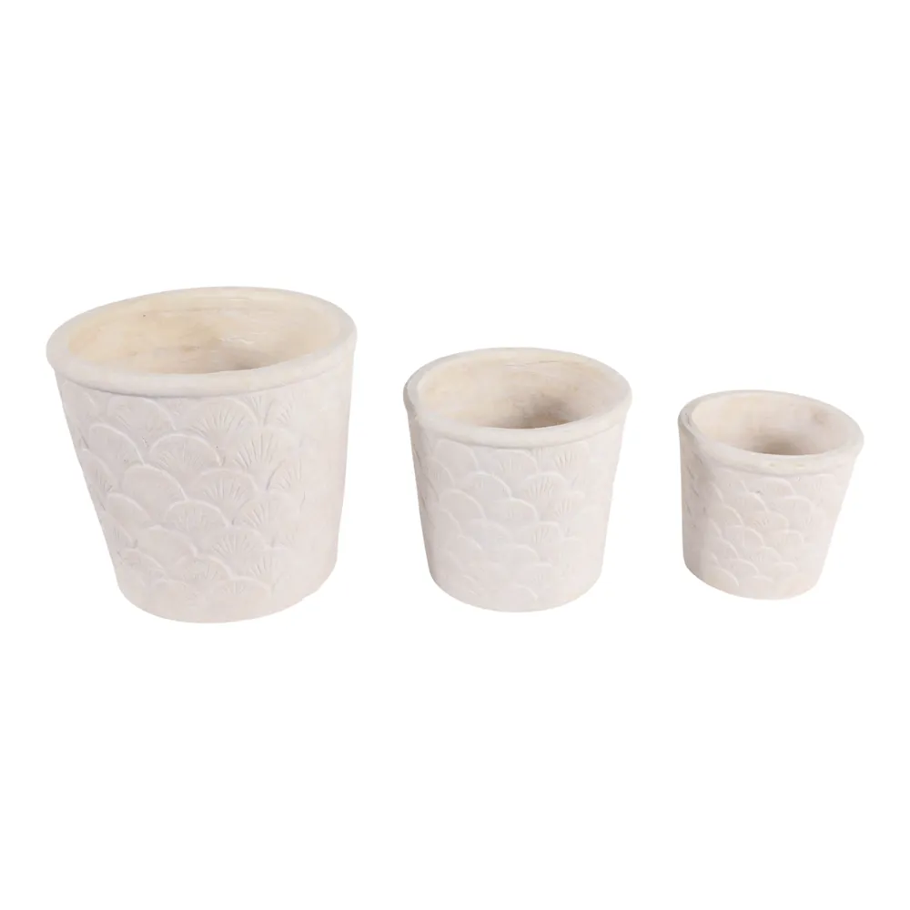 ROLANDGATE SET OF 3 BROWN PLANTER 9 (IN)