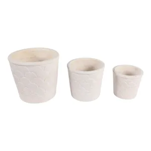 ROLANDGATE SET OF 3 BROWN PLANTER 9 (IN) 5