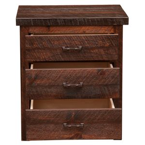 WoodShop XL Three Drawer Nightstand - Hardware Choice:  TBD 4