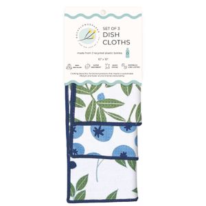 Blueberry Medley Eco Dish Cloth (Set of 3) 4
