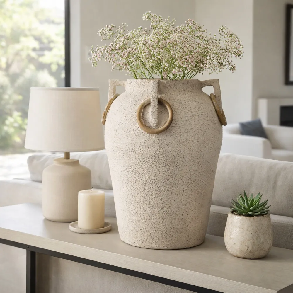 JASPERGROVE IVORY VASE 26 (IN)