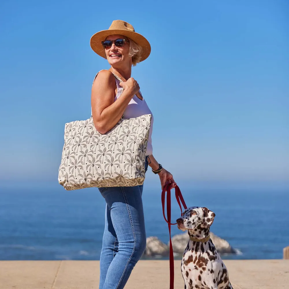 Palm Bunch Little Shopper Canvas Tote Bag