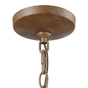 Elk 18'' Wide 3-Light Chandelier - Wood Tone 3