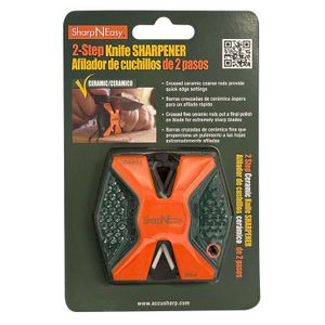 Two-Step Ceramic Sharpeners-Blaze Orange Carded 4
