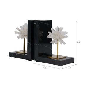 TUCKERLAKE SET OF 2 BLACK BOOKENDS 7 (IN) 10
