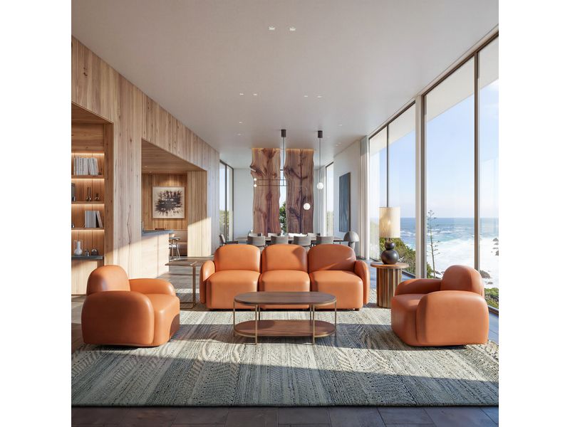Cleo Swivel Chair Brown 9