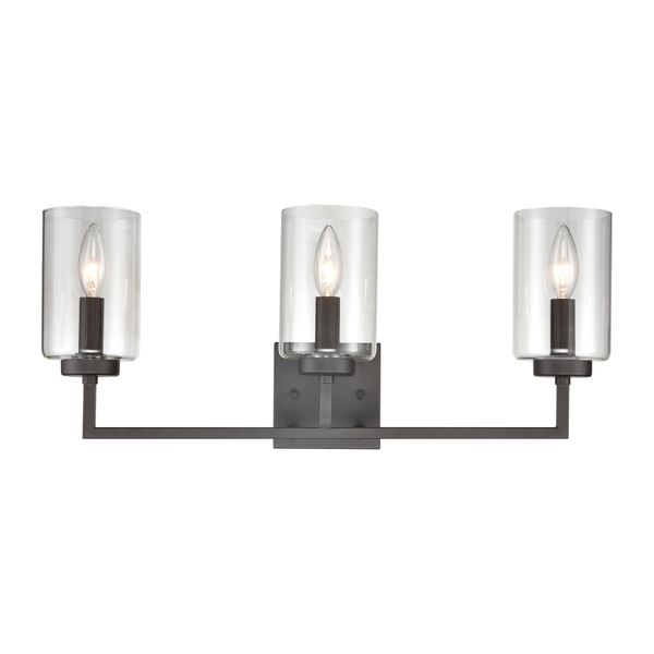 West End 23'' Wide 3-Light Vanity Light - Oil Rubbed Bronze