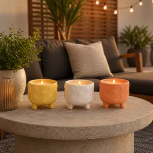 AIDENSHAW SET OF 3 BIG DOT CANDLE 5 (IN) 9