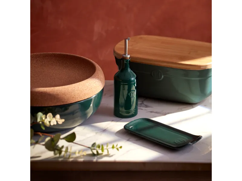 EMILE HENRY Bread Box, 6.5L/6.9qt, 14x9.8x6.1"/35.5x25x15.5cm, Cedar 2