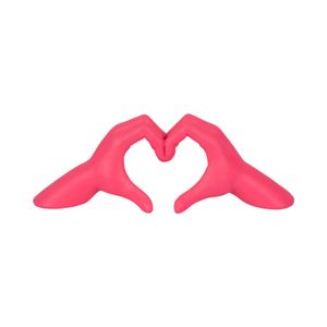 15" HEART HANDS, PINK 1