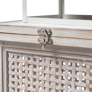 Paley Lantern - Set of 2 Weathered White 7