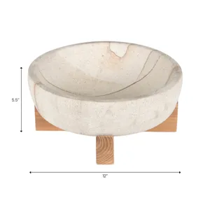 NATEVIEW WHITE BOWL 6 (IN) 10