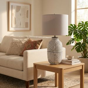 EMORYWAY WHITE LAMP 26 (IN) 13