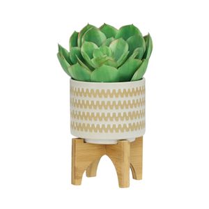 PAXTONFORD SET OF 2 WHITE PLANTER 11 (IN) 4