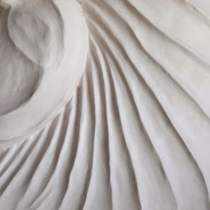 DENVERTON SET OF 8 WHITE WALL SCULPTURES 14 (IN) 6