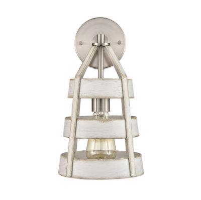 Brigantine 14″ High 1-Light Sconce - Satin Nickel