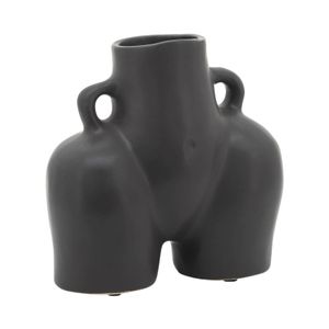 HELENAOAK BLACK VASE 6 (IN) 4