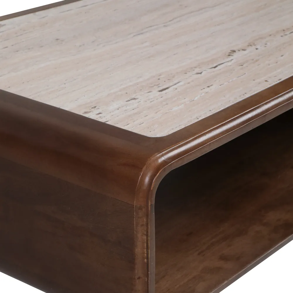 DANFORTHMORE BROWN COFFEE TABLE 16 (IN)