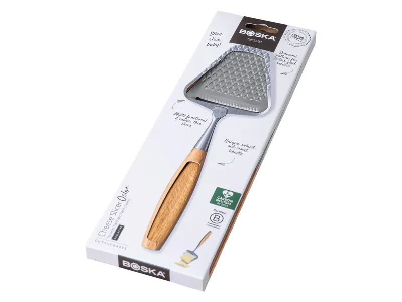 BOSKA - Oslo+, Cheese Slicer, 9.2x2.9x0.6 / 23.3x7.4x1.5cm 3