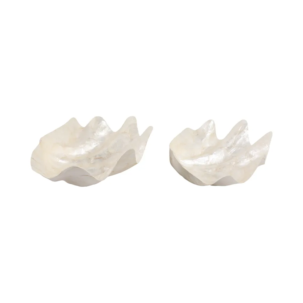 DALTONWELL SET OF 2 IVORY BOWLS 7 (IN)
