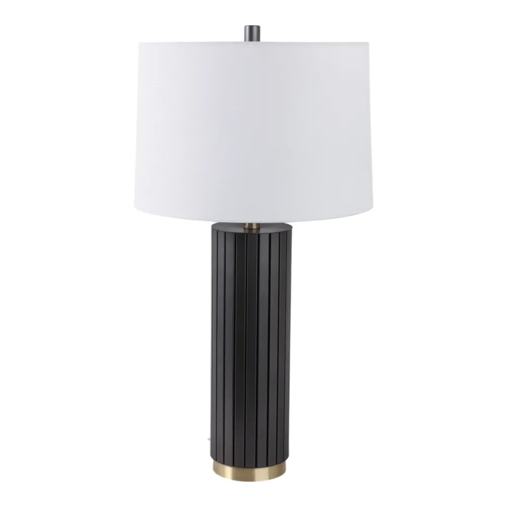 BECKETTVIEW GRAY LAMP 28 (IN)
