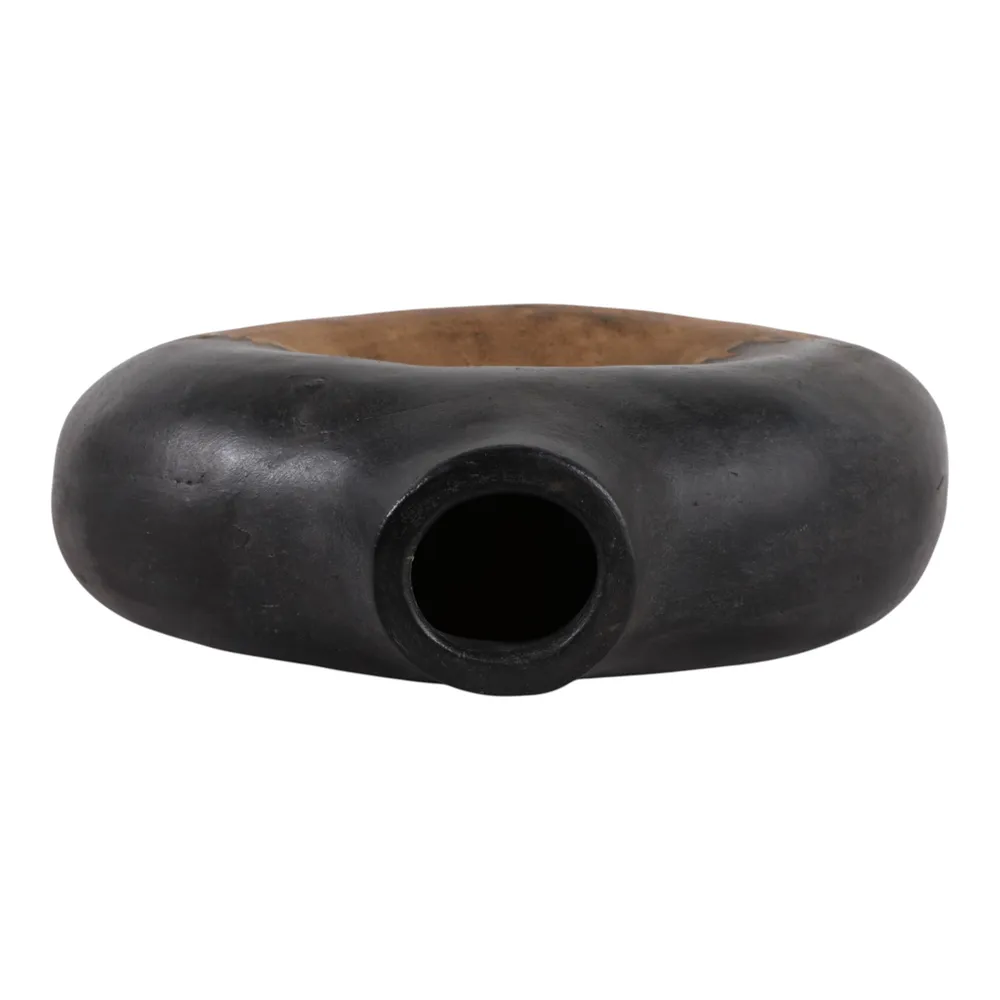 HANKPORT BLACK VASE 12 (IN)