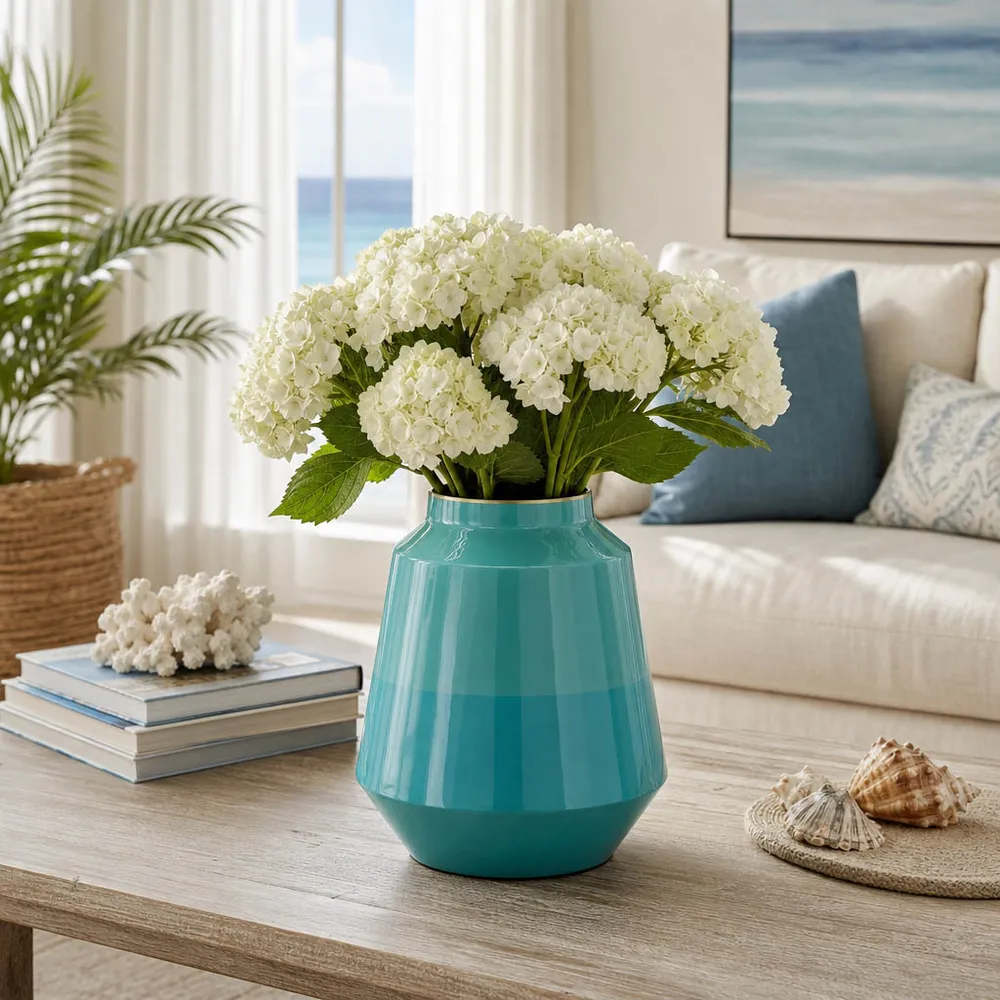 HELENAGROVE GREEN VASE 12 (IN)