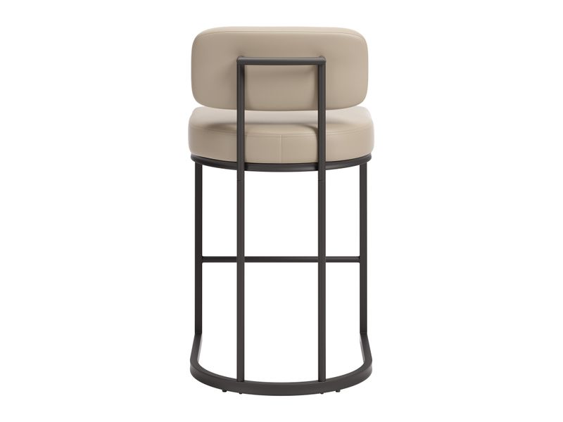 Velar Counter Stool Beige & Gray 5
