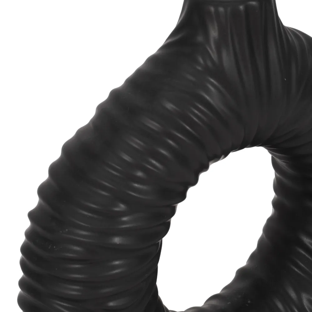 CANTONGATE BLACK VASE 9 (IN)
