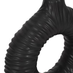 CANTONGATE BLACK VASE 9 (IN) 6