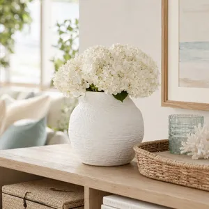 DENNINGHOLM WHITE VASE 7 (IN) 11