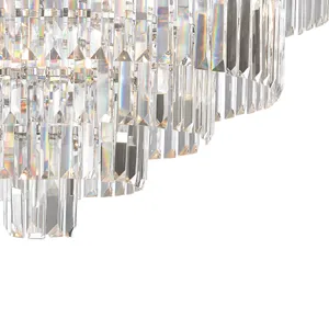Palacial 31'' Wide 6-Light Flush Mount - Polished Chrome 4
