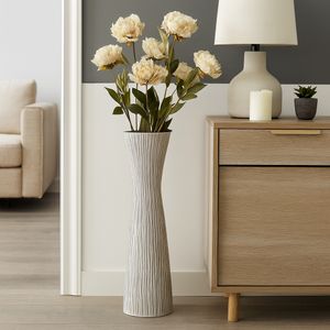 HANKHOLM WHITE VASE 31 (IN) 10