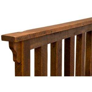Barnwood Post Headboard - Cal King 4