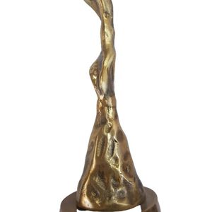 GARNETTMORE SET OF 2 GOLD CANDLE HOLDER 30 (IN) 7
