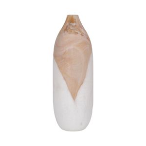 DRAKELEY TAN GLASS VASE 19 (IN) 1