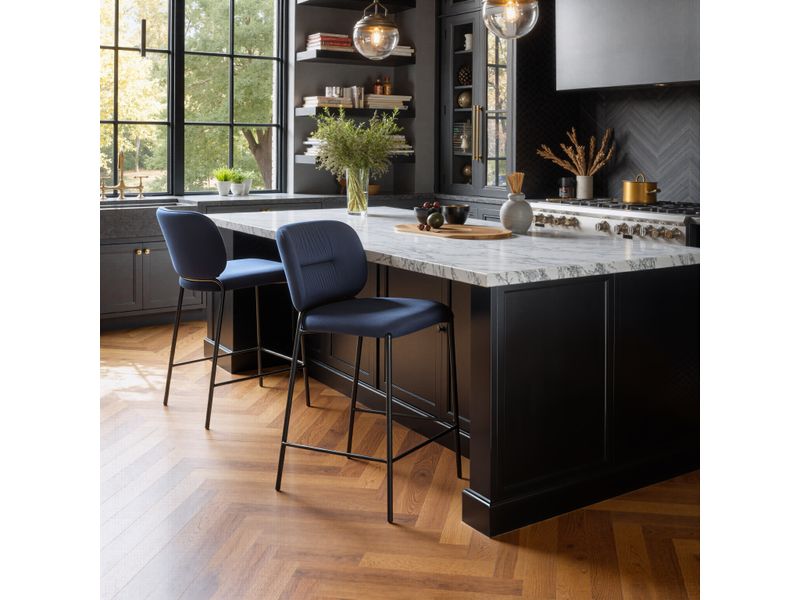 Plat Counter Stool Blue 2