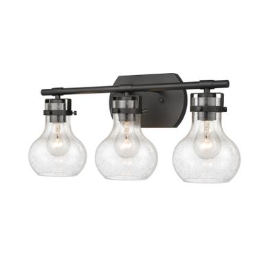 Salamanca 21″ Wide 3-Light Vanity Light - Matte Black