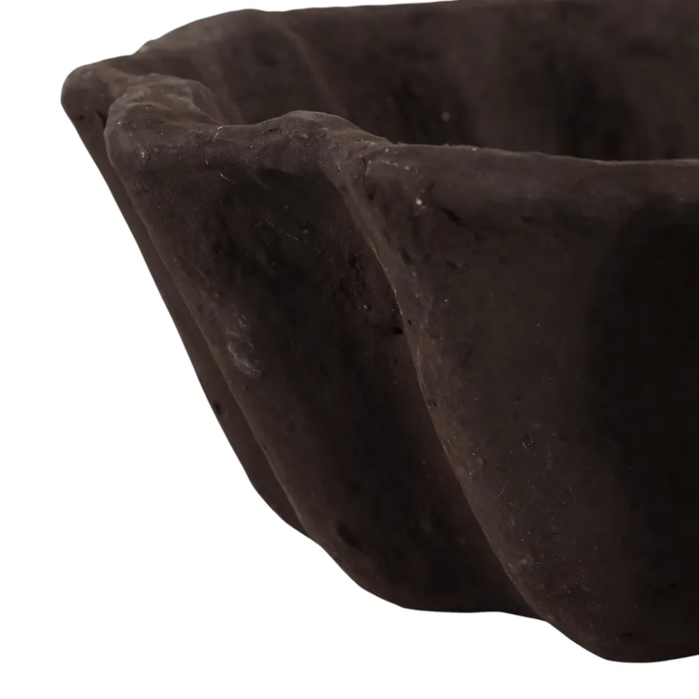 HADFIELDOAK BROWN BOWL 4 (IN)