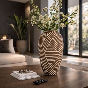 DEANVALE BROWN VASE 22 (IN) 10