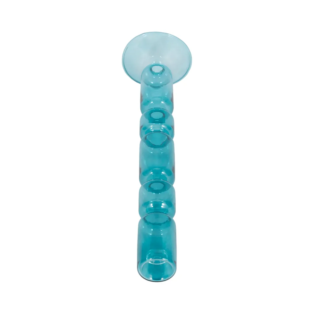 ISLE BLUE CANDLE HOLDER 14 (IN)