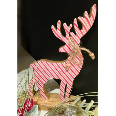 Candy Striped Buck 12x7x2.5in