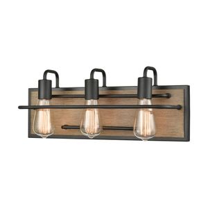 Copley 20'' Wide 3-Light Vanity Light - Matte Black 1