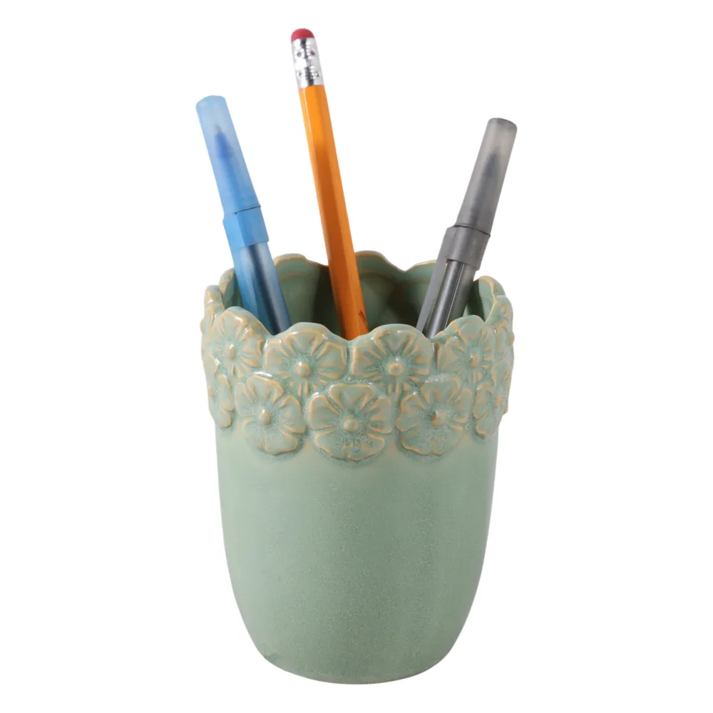 DUNBARMILL GREEN PENCIL CUP 5 (IN)
