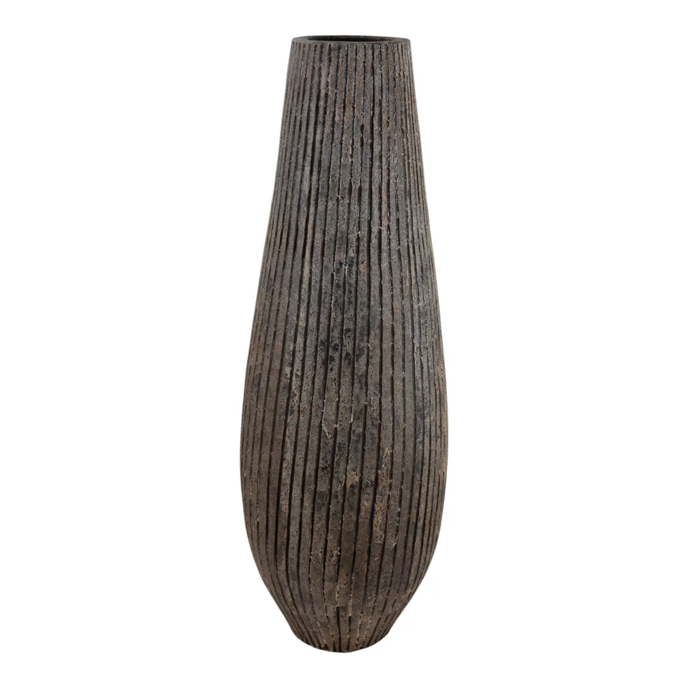BRAMFORD BLACK VASE 39 (IN)
